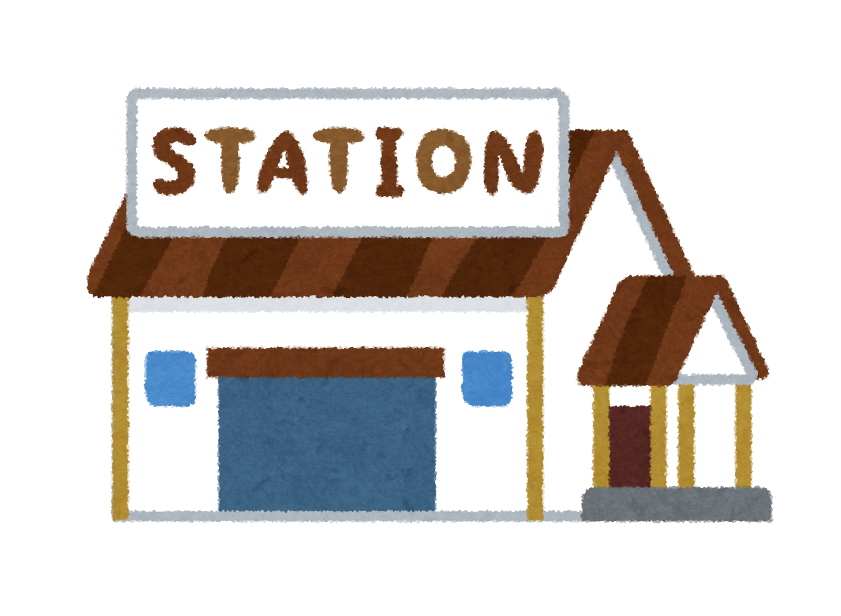 西鉄和白駅：距離 102m